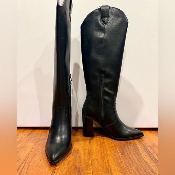 The Drop Women's Cassandra Knee-high Western Boot Overknee, NWT - Picture 2 of 5